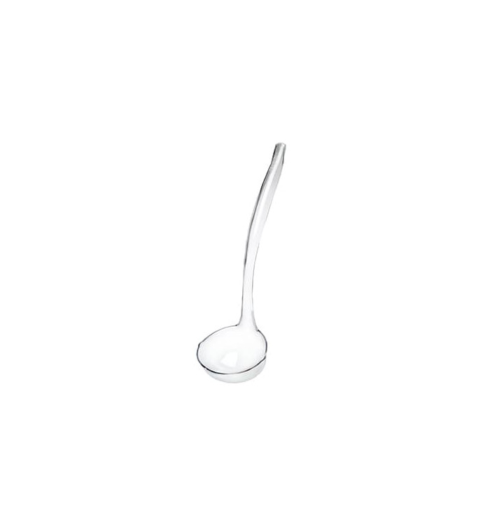Plastic pollepel PS transparant 30cm Plastic pollepel PS transparant 30cm