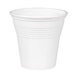 Plastic PS Shotje wit 80 ml (50 stuks)
