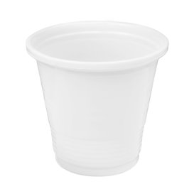 Plastic PS Shotje wit 80 ml (50 stuks) 