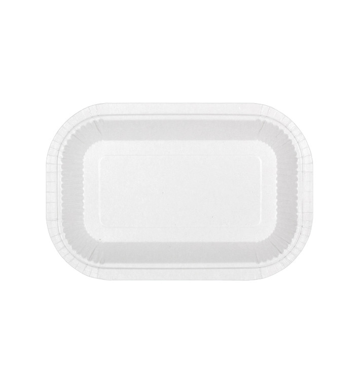Papieren Dienblad Vormig Vetvrij Wit 15x23cm 250g/m² (50 stuks) Papieren Dienblad Vormig Vetvrij Wit 15x23cm 250g/m² (50 stuks)