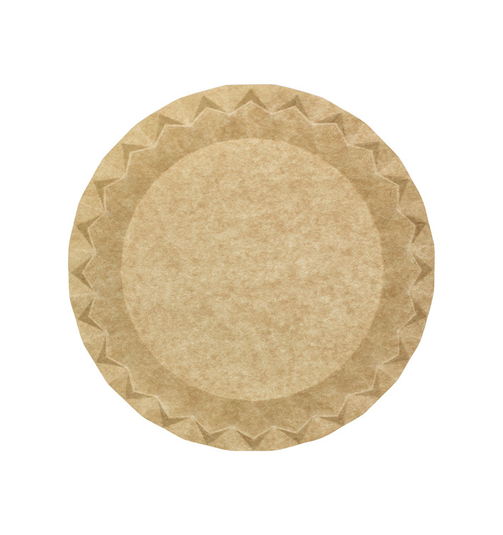 Papieren Bord Kraft “Flower” Ø23cm 245g/m² (50 stuks) Papieren Bord Kraft “Flower” Ø23cm 245g/m² (50 stuks)
