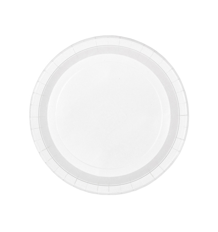 Papieren bord Rond Wit Ø26cm 200g/m² (50 stuks) Papieren bord Rond Wit Ø26cm 200g/m² (50 stuks)