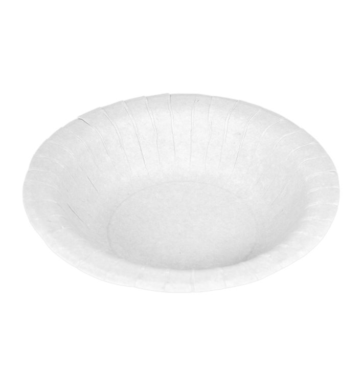 Papieren Diep Bord Vormig Vetvrij Wit Ø19cm 250g/m² (50 stuks) Papieren Diep Bord Vormig Vetvrij Wit Ø19cm 250g/m² (50 stuks)