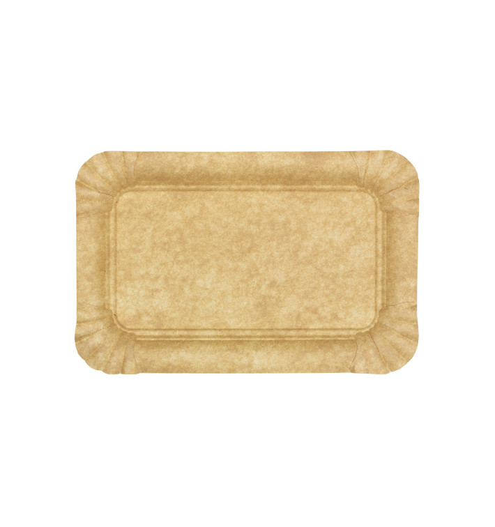 Papieren Dienblad Kraft "Flower" 12x19cm 295g/m² (50 stuks) Papieren Dienblad Kraft "Flower" 12x19cm 295g/m² (50 stuks)