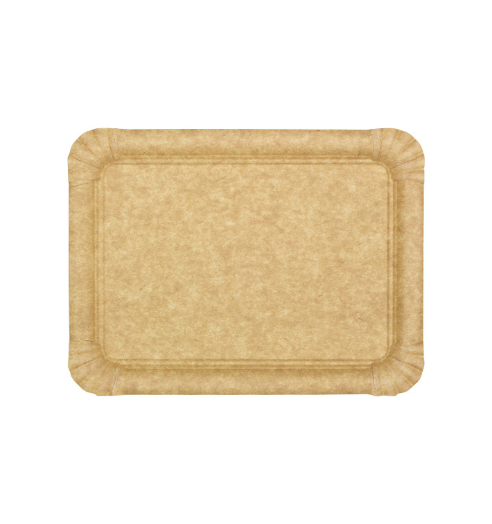 Papieren Dienblad Kraft "Flower" 18x24cm 345g/m² (50 stuks) Papieren Dienblad Kraft "Flower" 18x24cm 345g/m² (50 stuks)