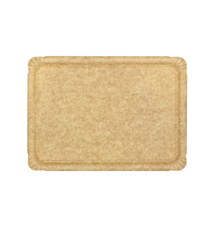 Papieren Dienblad Kraft "Flower" 25x34cm 390g/m² (50 stuks) Papieren Dienblad Kraft "Flower" 25x34cm 390g/m² (50 stuks)