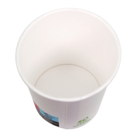 Papieren beker wit 4 Oz/120ml Ø6,2cm (2000 stuks)