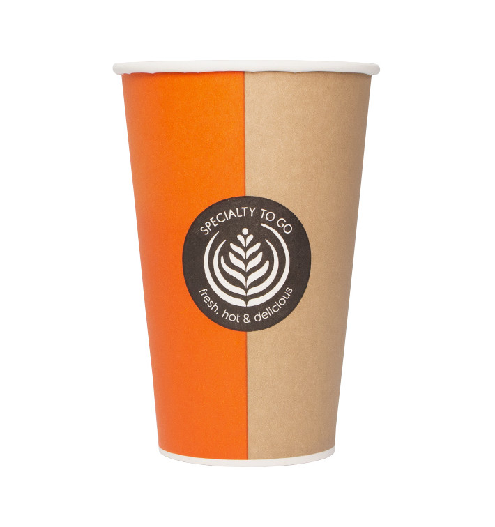 Papieren beker "Specialten to Go" 12 Oz/360ml Ø8,0cm (1100 stuks) Papieren beker "Specialten to Go" 12 Oz/360ml Ø8,0cm (1100 stuks)