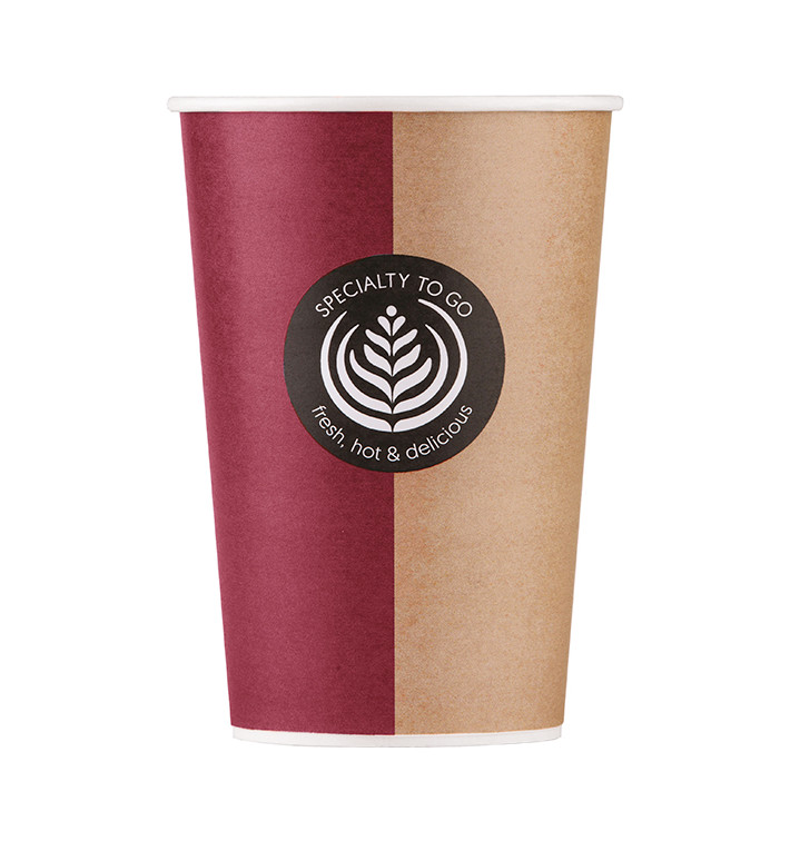 Papieren beker "Specialten to Go" 14 Oz/420ml Ø9cm (50 stuks) Papieren beker "Specialten to Go" 14 Oz/420ml Ø9cm (50 stuks)