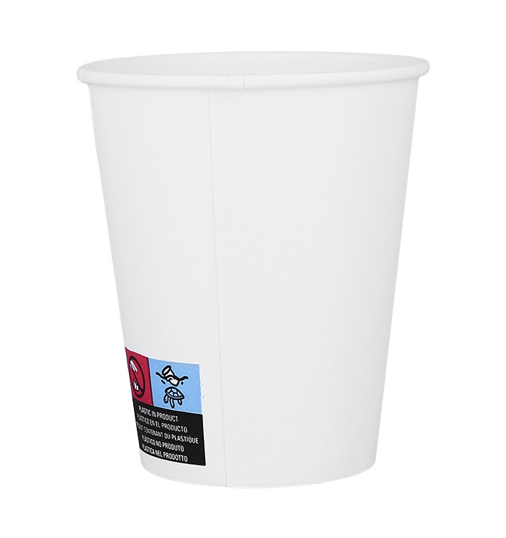 Papieren beker wit ECO 8Oz/240ml Ø8cm (50 Stuks) Papieren beker wit ECO 8Oz/240ml Ø8cm (50 Stuks)