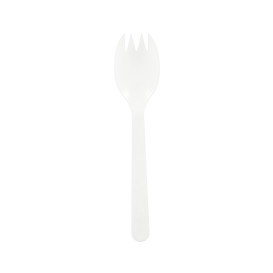 Plastic vork Spork PS 12,3cm (500 stuks)