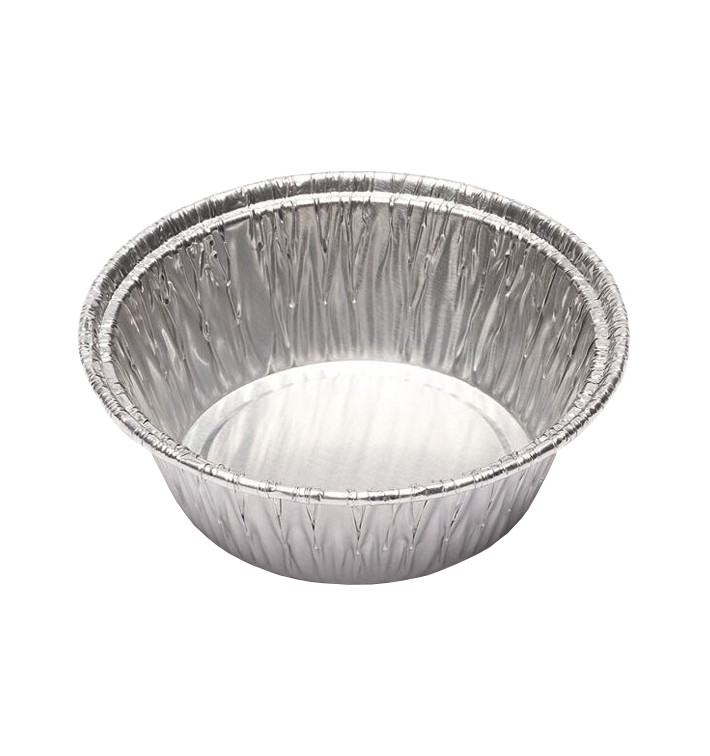 Folie pan pastei Rond vormig 60ml (4000 stuks) Folie pan pastei Rond vormig 60ml (4000 stuks)
