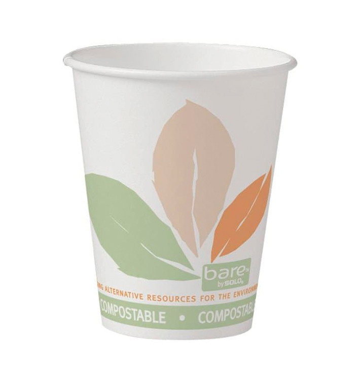 Papieren beker PLA "Bare" 8 Oz/240ml Ø8,0cm (1000 stuks) Papieren beker PLA "Bare" 8 Oz/240ml Ø8,0cm (1000 stuks)