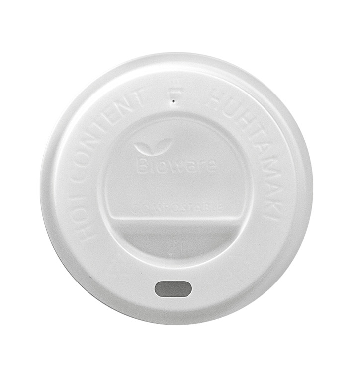 Plastic Deksel PLA voor Papieren beker Ø8,0cm 4 Oz/120ml (100 stuks) Plastic Deksel PLA voor Papieren beker Ø8,0cm 4 Oz/120ml (100 stuks)