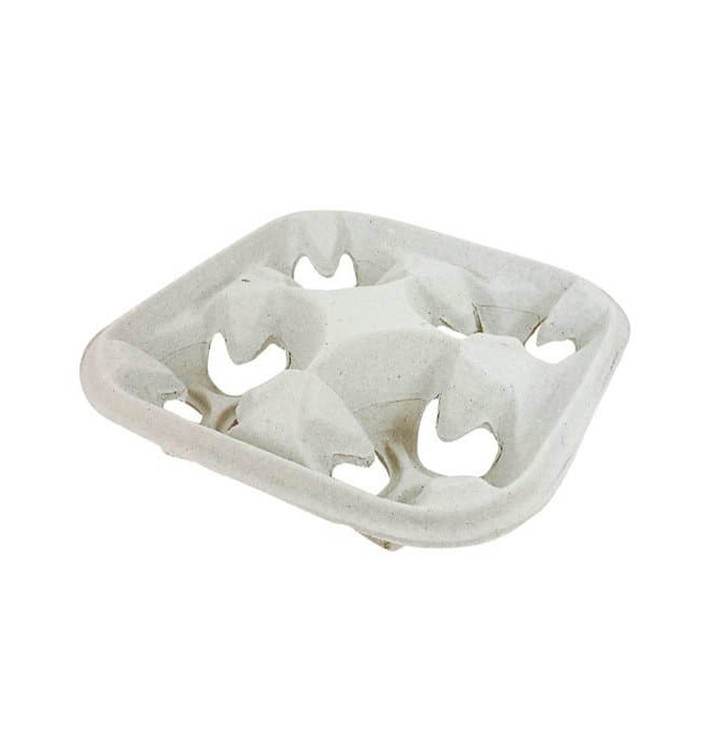 Papieren beker vervoerder 4 Slots (20 stuks) Papieren beker vervoerder 4 Slots (20 stuks)
