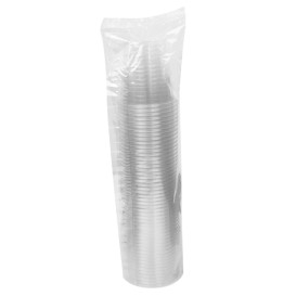 Stof gebaseerd op Maizena PLA beker  Bio transparant 250ml Ø7,8cm (1250 stuks)