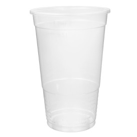 Plastic PP beker transparant 400ml Ø9,4cm (800 stuks)