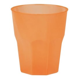 Plastic PP beker "Frost" oranje 270ml (420 stuks)
