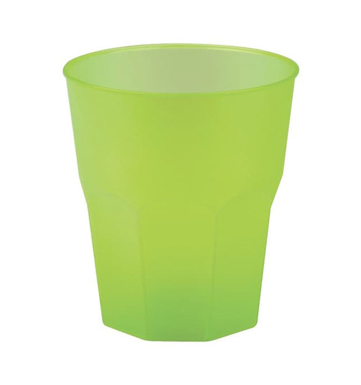Plastic PP beker "Frost" limoengroen 270ml (420 stuks) Plastic PP beker "Frost" limoengroen 270ml (420 stuks)