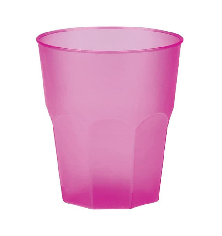 Plastic PP beker "Frost" fuchsia 270ml (420 stuks) Plastic PP beker "Frost" fuchsia 270ml (420 stuks)