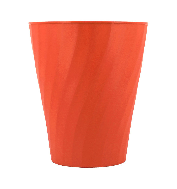 Plastic PP beker "X-Table" oranje 320ml (8 stuks) 