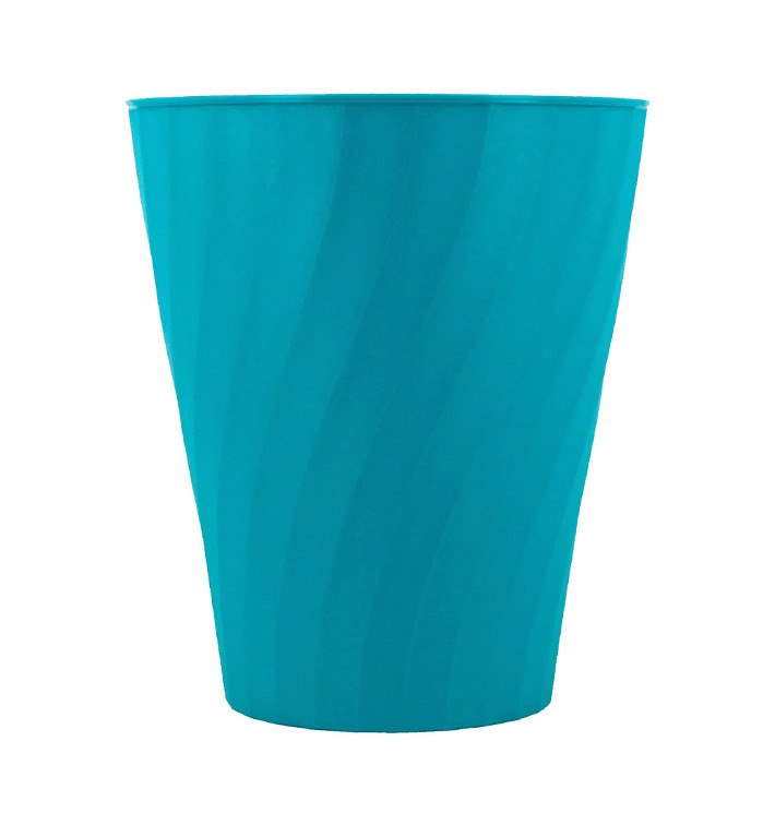 Plastic PP beker "X-Table" turkoois 320ml (128 stuks) Plastic PP beker "X-Table" turkoois 320ml (128 stuks)