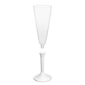 Plastic stam fluitglas Mousserende Wijn wit 160ml 2P (20 stuks)