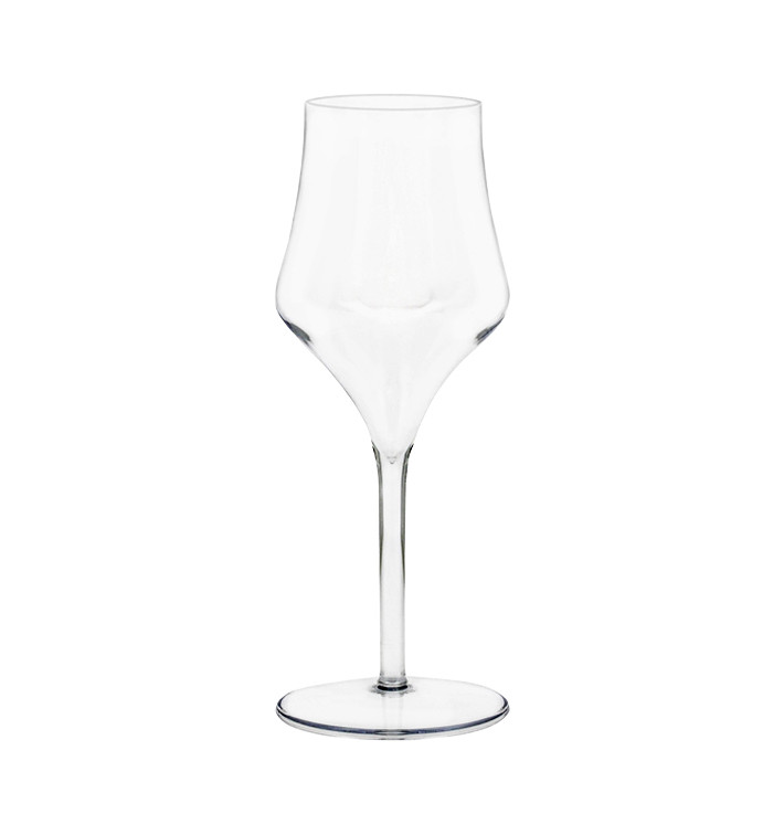 Plastic herbruikbaar glas Wijn Tritan Transparant 320ml (1 stuk) 