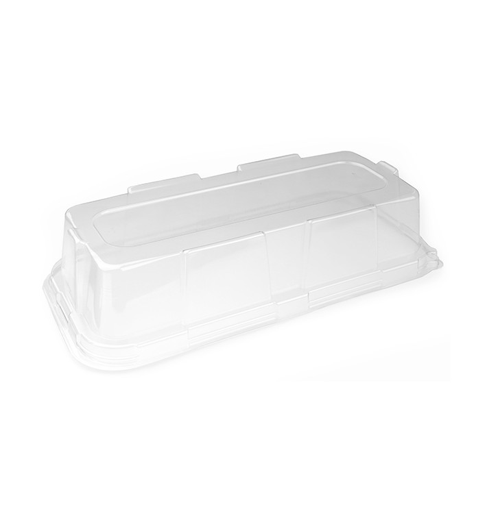 Plastic Deksel voor dienblad 35x16x8 cm (50 stuks) Plastic Deksel voor dienblad 35x16x8 cm (50 stuks)