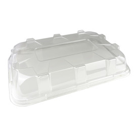 Plastic schotel Deksel 55x37x8 cm (50 stuks)