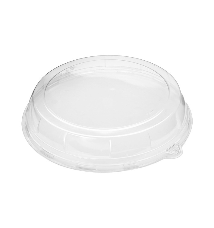 Plastic Deksel voor Suikerriet bord transparant 23x5cm (21 stuks) Plastic Deksel voor Suikerriet bord transparant 23x5cm (21 stuks)
