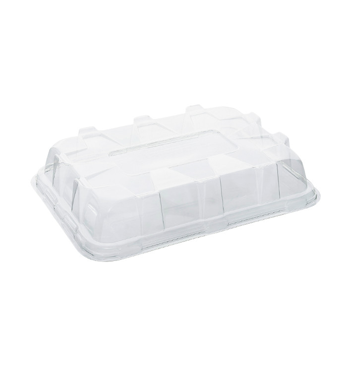 Plastic Deksel voor dienblad transparant 35x24cm (50 stuks) Plastic Deksel voor dienblad transparant 35x24cm (50 stuks)