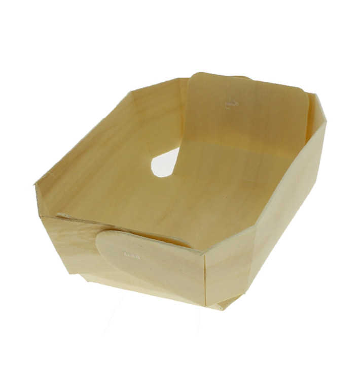 Houten steunplateau dienblad 18,0x10,5x5,0cm (400 stuks) Houten steunplateau dienblad 18,0x10,5x5,0cm (400 stuks)