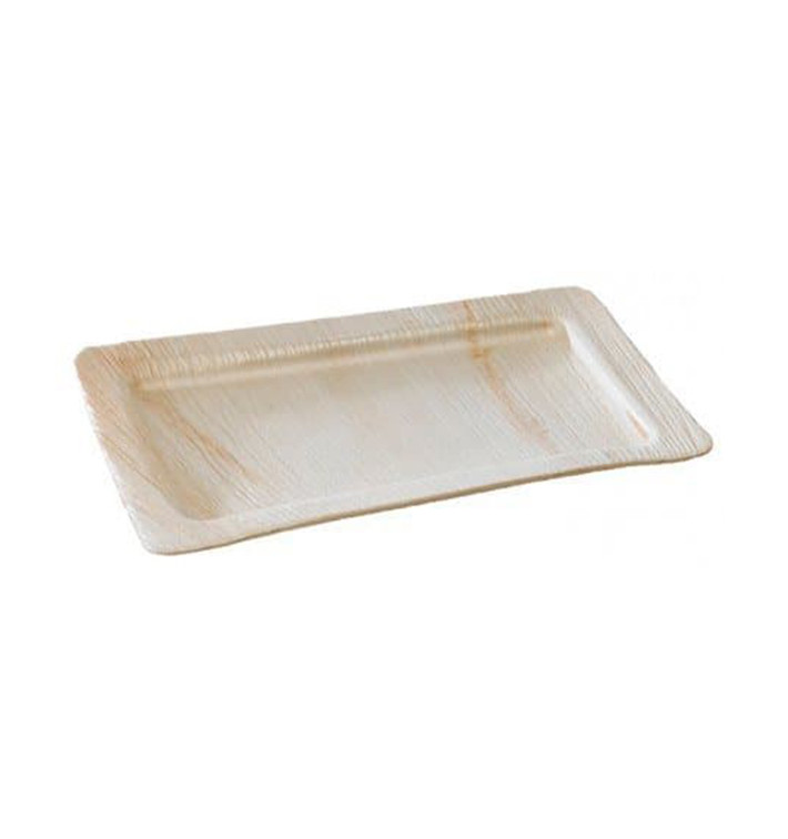 Palm blad dienblad Rechthoekige vorm 28x18x1,5cm (100 stuks) Palm blad dienblad Rechthoekige vorm 28x18x1,5cm (100 stuks)