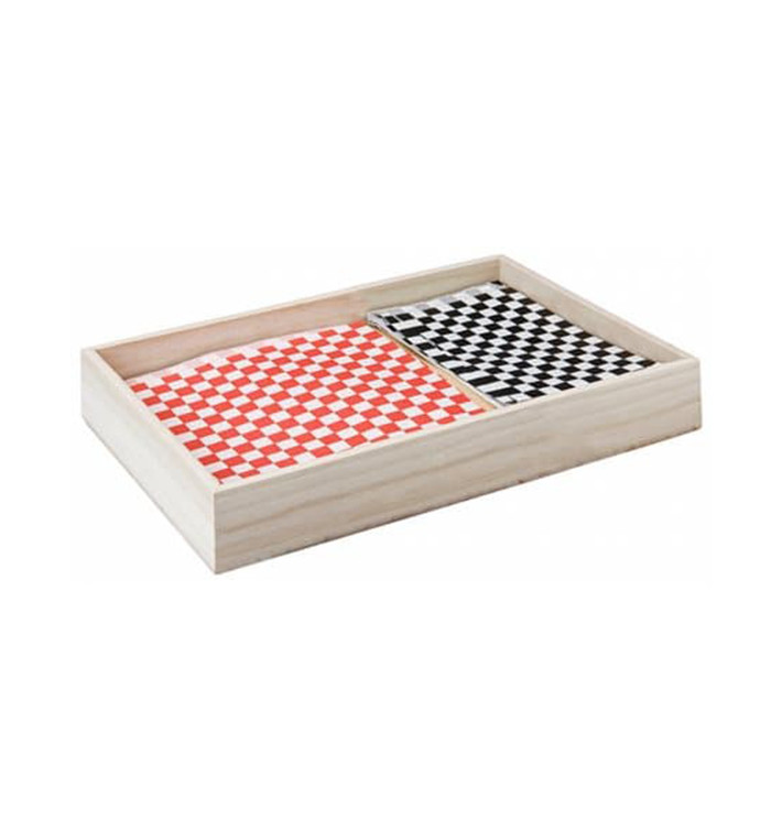 Houten Etalerende Box 37x30x10cm (1 stuk) Houten Etalerende Box 37x30x10cm (1 stuk)