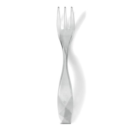 Proeving mini vork "Charme" transparant 10cm (600 stuks) 