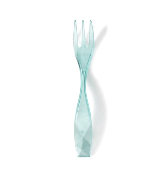Proeving mini vork "Charme" Water groen 10cm (600 stuks) Proeving mini vork "Charme" Water groen 10cm (600 stuks)