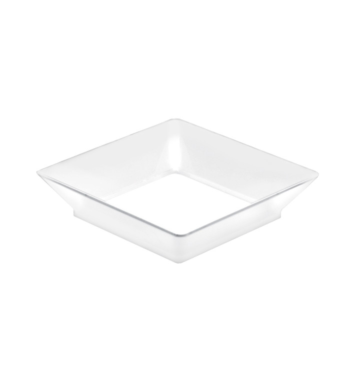 Proeving Plastic bord PS "klein maat" wit 45 ml (25 stuks) Proeving Plastic bord PS "klein maat" wit 45 ml (25 stuks)