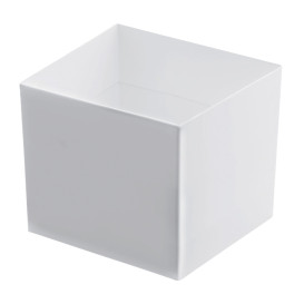 Proeving plastic kom PS "Cube" wit 60 ml (240 stuks)