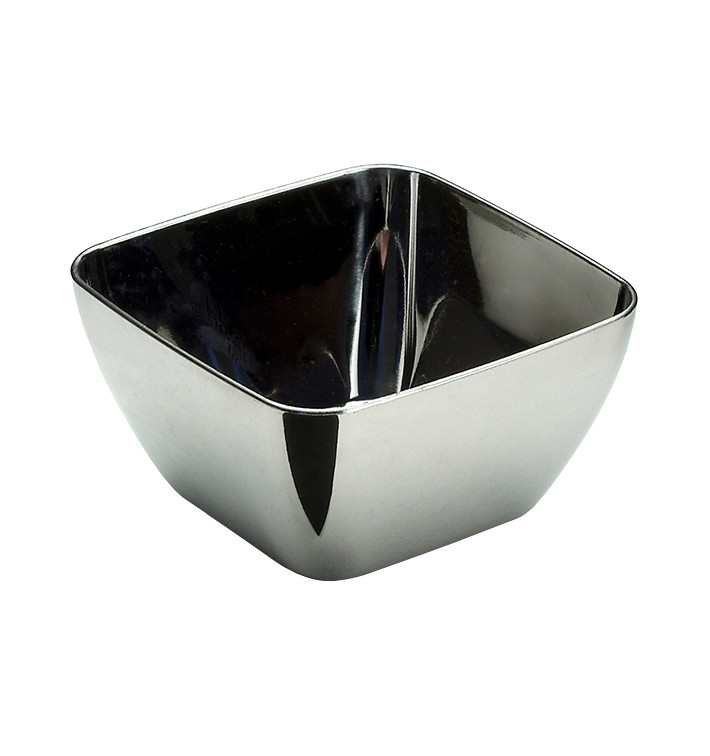Proeving plastic kom PS zilver 5x5x3 cm 75ml (20 stuks) Proeving plastic kom PS zilver 5x5x3 cm 75ml (20 stuks)