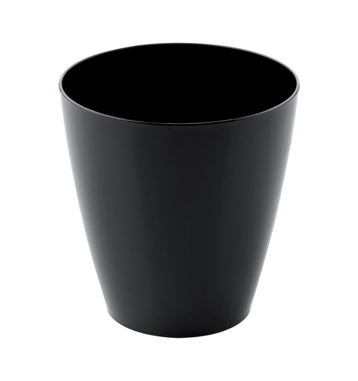Plastic PS proefbeker "Punto" zwart 60 ml (25 stuks) Plastic PS proefbeker "Punto" zwart 60 ml (25 stuks)