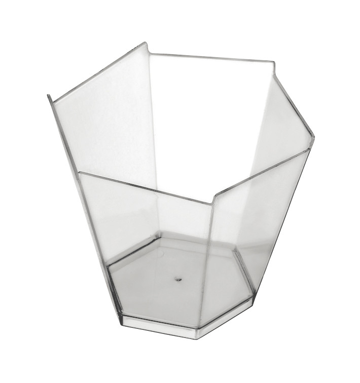 Plastic PS proefbeker "Gardenia" transparant 100 ml (500 stuks) Plastic PS proefbeker "Gardenia" transparant 100 ml (500 stuks)
