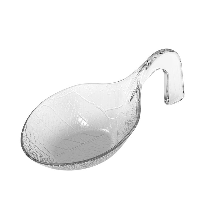 Proeving lepel PS Kristal "Clofofilla" transparant 9,cm (30 stuks) Proeving lepel PS Kristal "Clofofilla" transparant 9,cm (30 stuks)