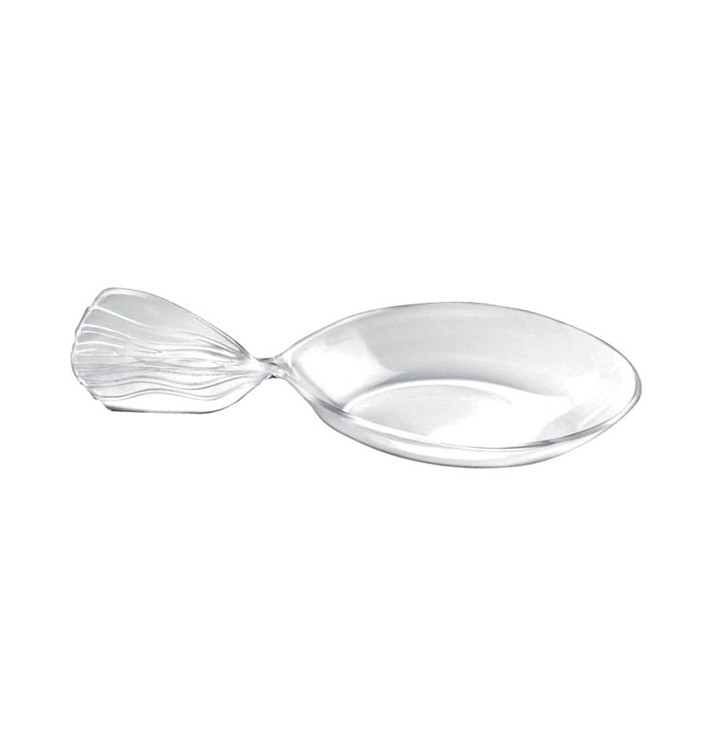 Proeving lepel PS "Fish" transparant 12 cm (600 stuks) Proeving lepel PS "Fish" transparant 12 cm (600 stuks)