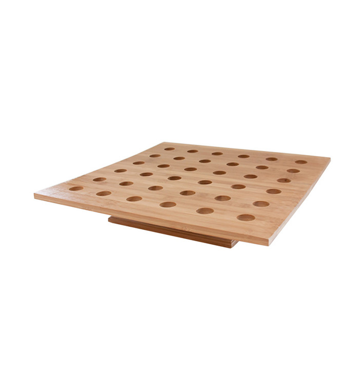 Bamboe Bediening kegel houder 36 slots (10 stuks) Bamboe Bediening kegel houder 36 slots (10 stuks)