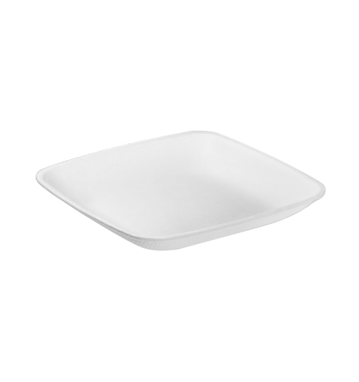 Suikerriet bord wit 6,5x6,5cm (1200 stuks) Suikerriet bord wit 6,5x6,5cm (1200 stuks)