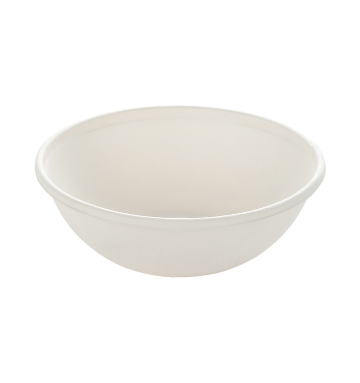 Suikerriet mini Kom Rond vormig wit 8x5cm (500 stuks) Suikerriet mini Kom Rond vormig wit 8x5cm (500 stuks)