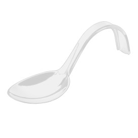 Proeving lepel PS Gebogen wit 13 cm (50 stuks) 