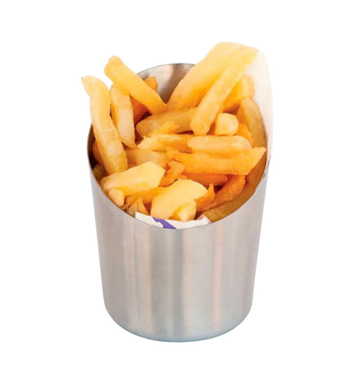 Stalen proefbeker 10,5x6,5x8,5cm (1 stuk) Stalen proefbeker 10,5x6,5x8,5cm (1 stuk)