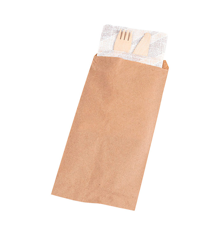 Enveloppe Bestekhouder Kraft 9x24cm (1000 stuks) Enveloppe Bestekhouder Kraft 9x24cm (1000 stuks)